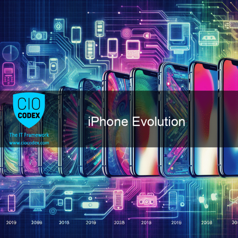 A evolução do iPhone ao longo dos anos
