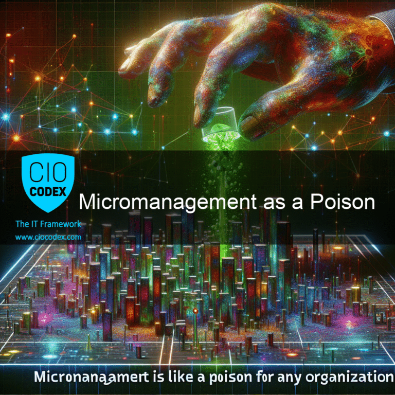 Microgestão é como um veneno para qualquer organização