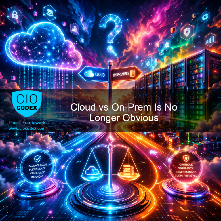 Cloud ou On-Premises: A Decisão Não é Mais Óbvia