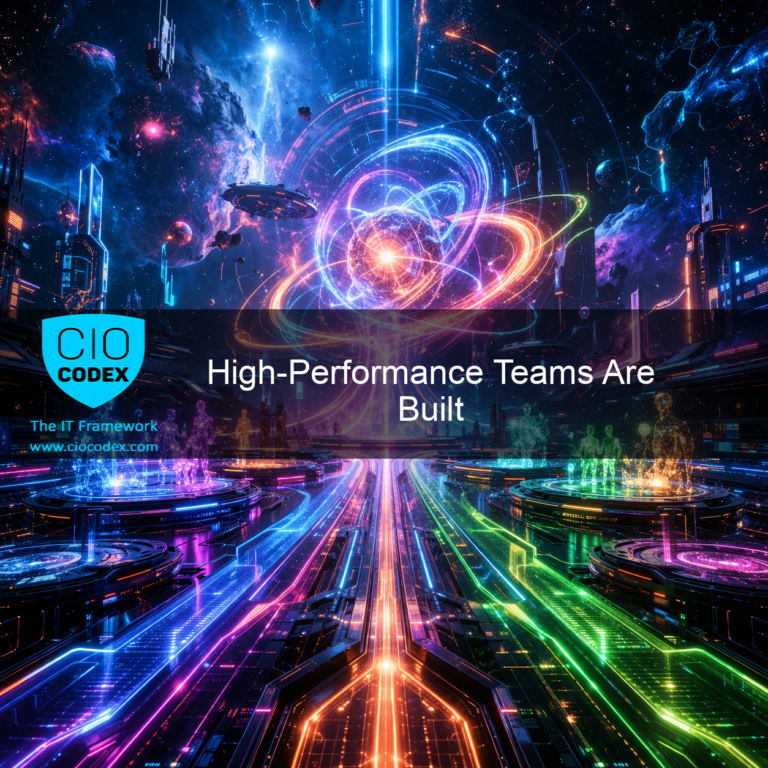 Times de Alta Performance Não Acontecem por Acaso