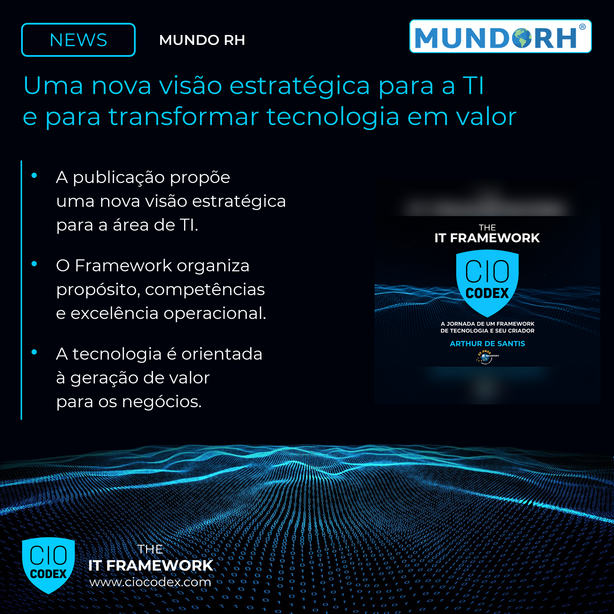 Na mídia – Mundo RH destaca a visão do CIO Codex