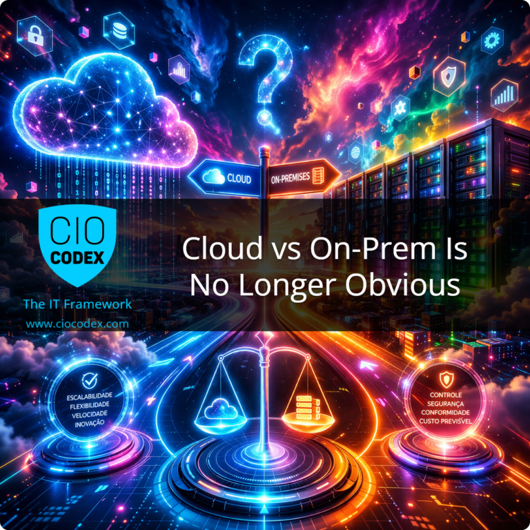 Cloud ou On-Premises: A Decisão Não é Mais Óbvia