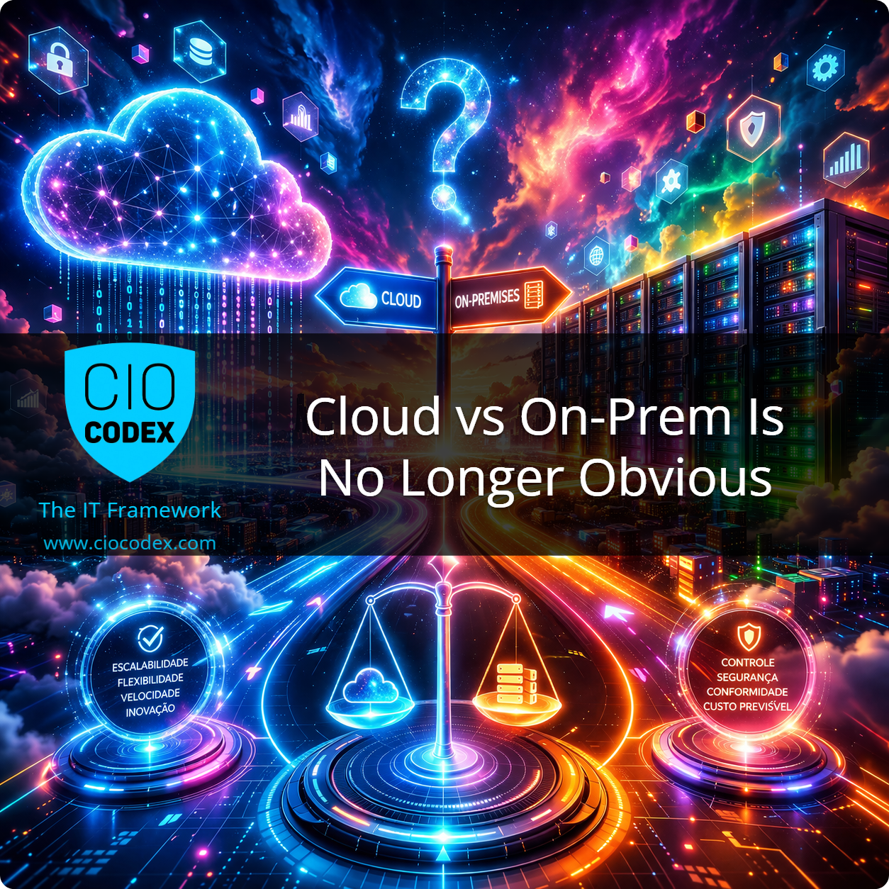 Cloud ou On-Premises: A Decisão Não é Mais Óbvia