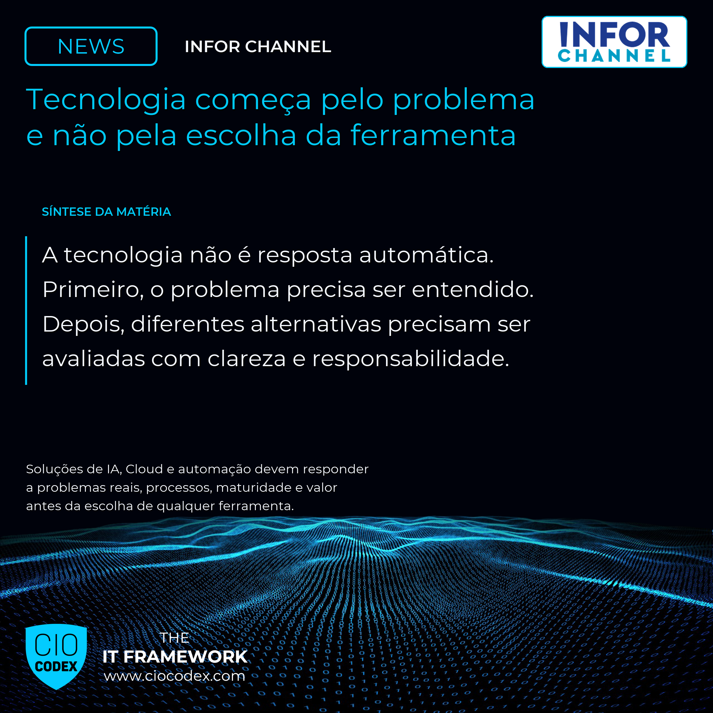 Na mídia – Infor Channel aborda decisões de tecnologia