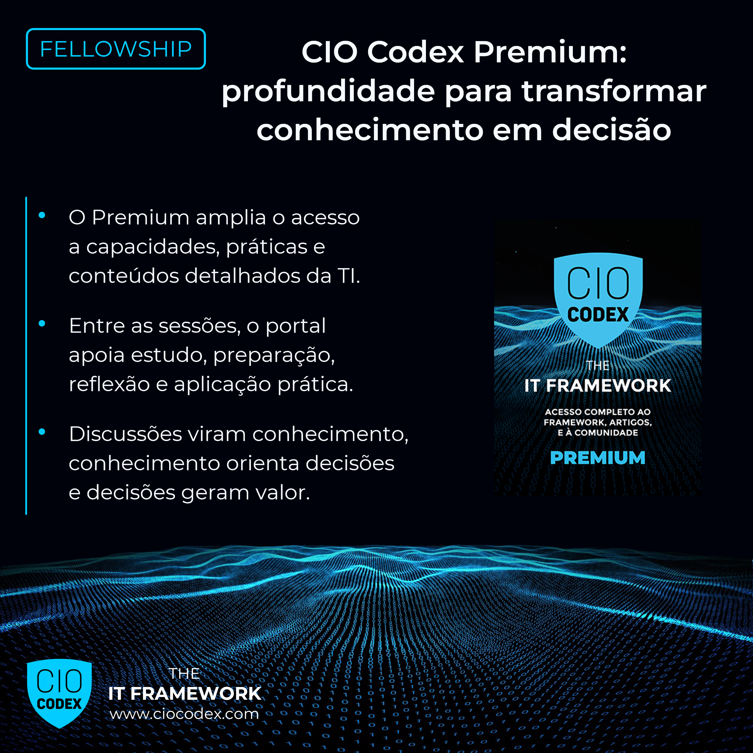 CIO Codex Premium: aplicando o framework de forma integral