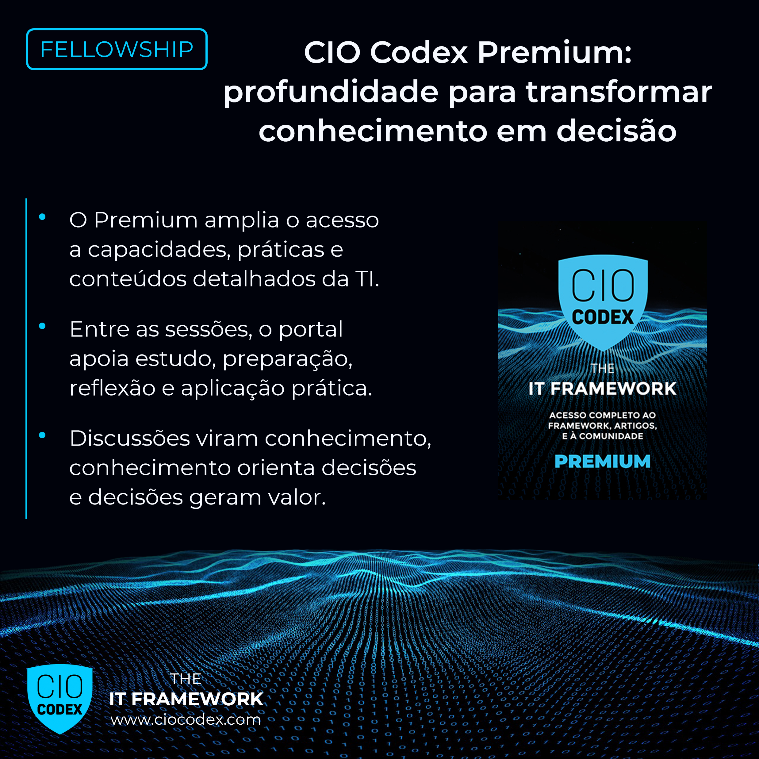 CIO Codex Premium: aplicando o framework de forma integral
