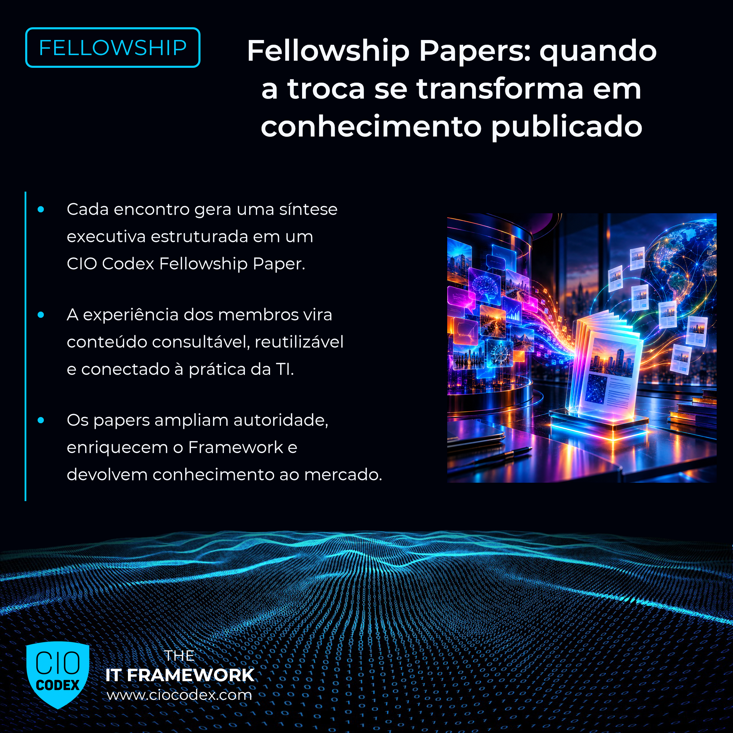 Fellowship Papers: conhecimento e gerado e compartilhado