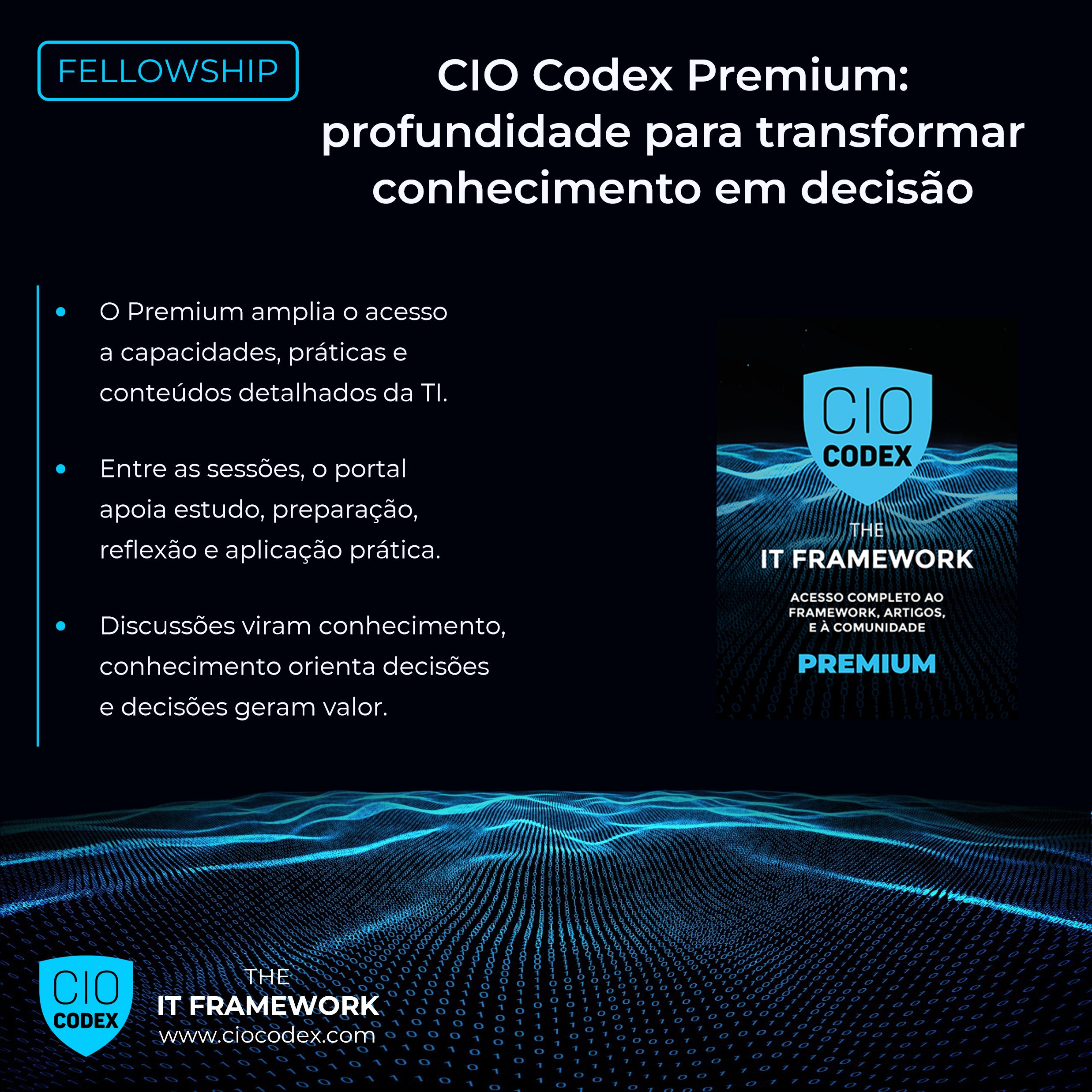 CIO Codex Premium: aplicando o framework de forma integral
