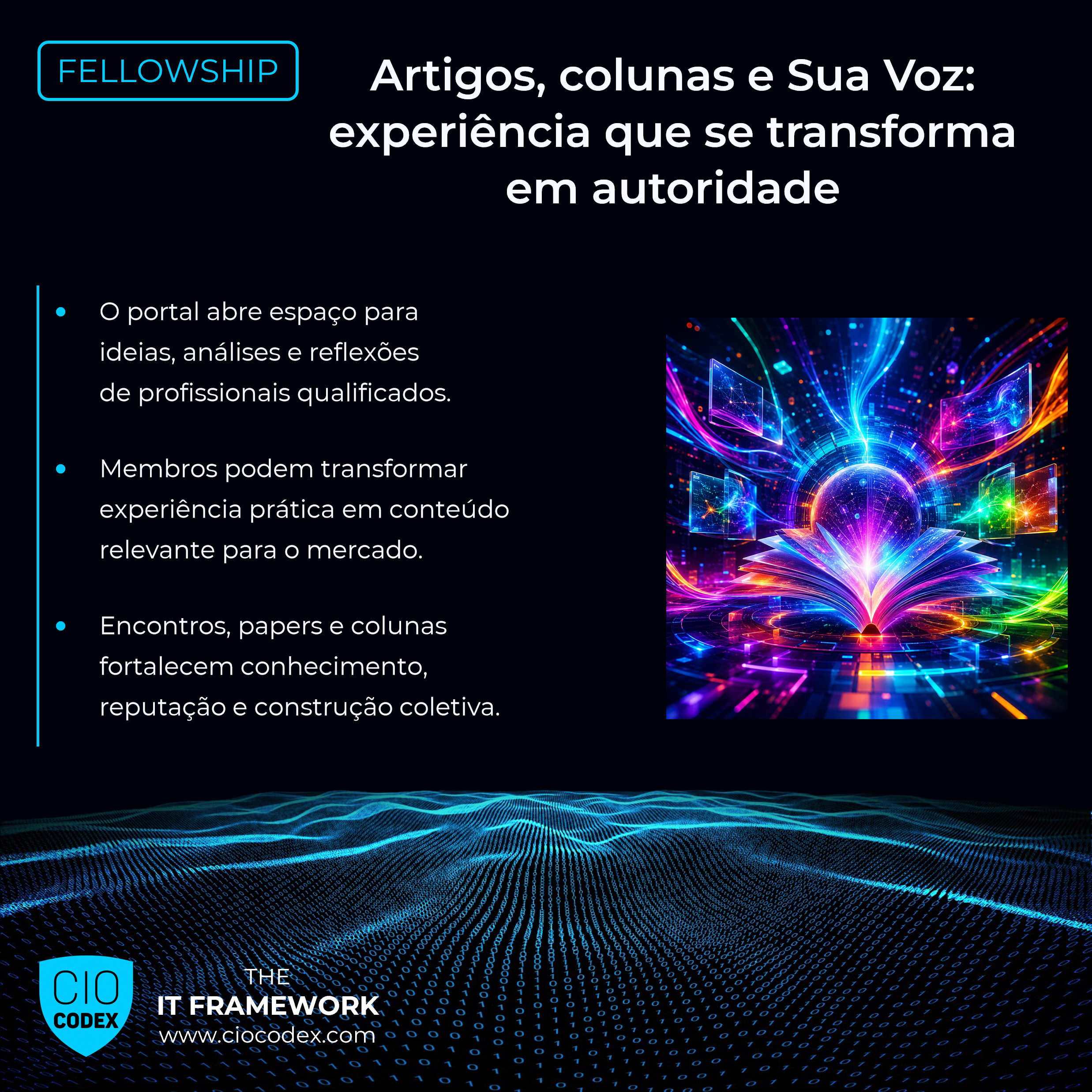 Sua Voz e Artigos: expondo ideias e opiniões na comunidade